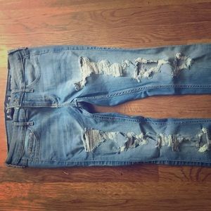 Hollister Knee Blowout Jeans-3R